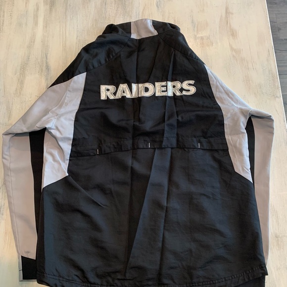 Men’s Vintage Reebok Full Zip Raiders Jacket Size M Excellent Condition - Picture 5 of 6